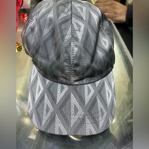 Dior Black and Gray Geometric Hat